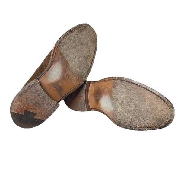 Crockett & Jones Tan Brogue Oxford Wingtip Rochester Shoes Sz UK 8.5 / US 9.5 - Picture 16 of 16